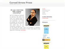 Tablet Screenshot of curvedarrowpress.com
